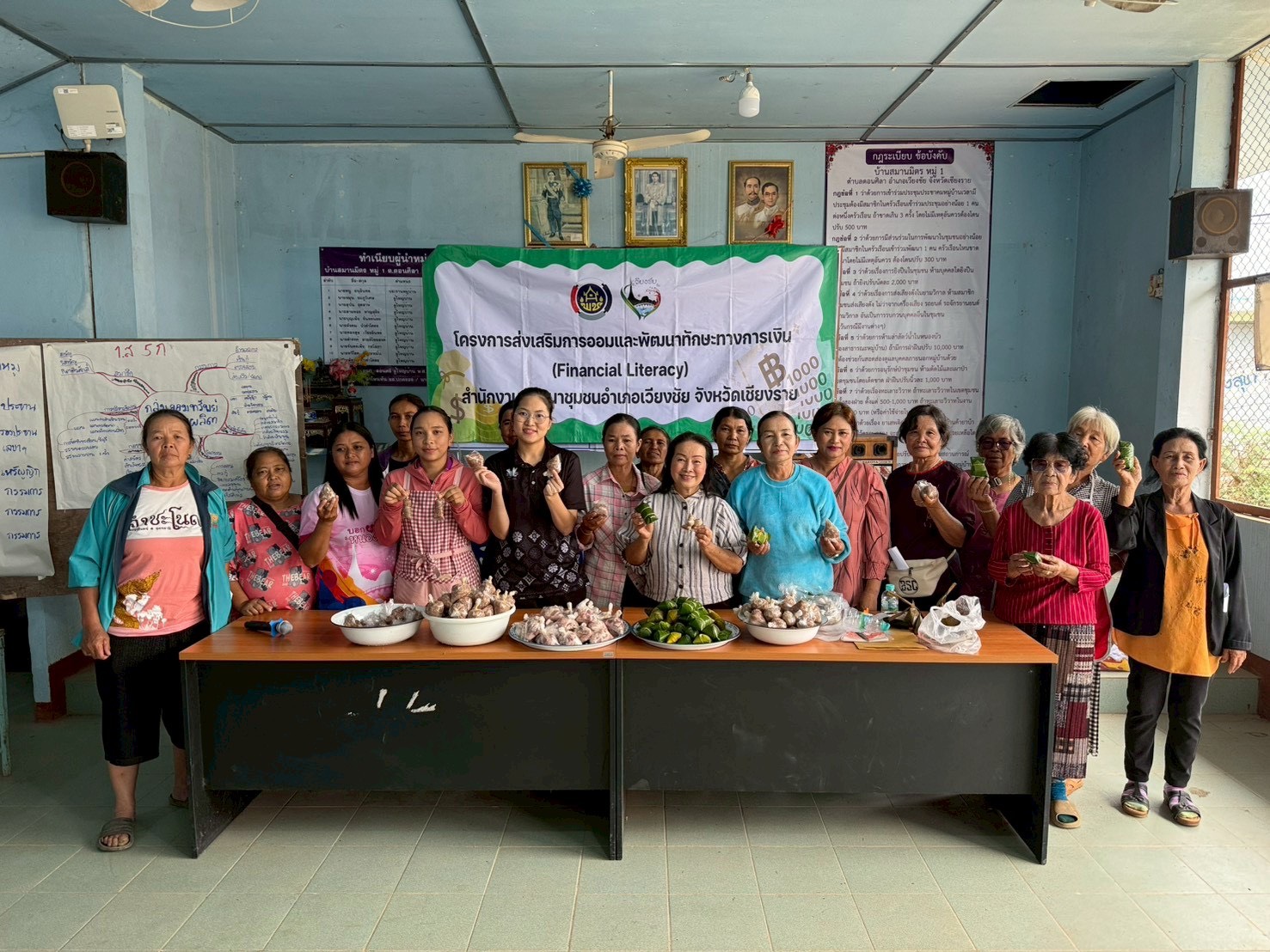 พช.เวียงชัย ดำเนินโครงการส่งเสริมการออมและพัฒนาทักษะทางการเงิน (Financial Literacy)