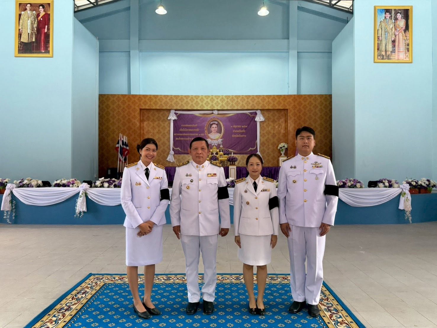 พช.เวียงชัย เข้าร่วมพิธีงานเฉลิมพระเกียรติ เนื่องในโอกาสพระราชพิธีมหามงคลเฉลิมพระชนมพรรษา 4 รอบ สมเด็จพระนางเจ้าฯ พระบรมราชินี 3 มิถุนายน 2569